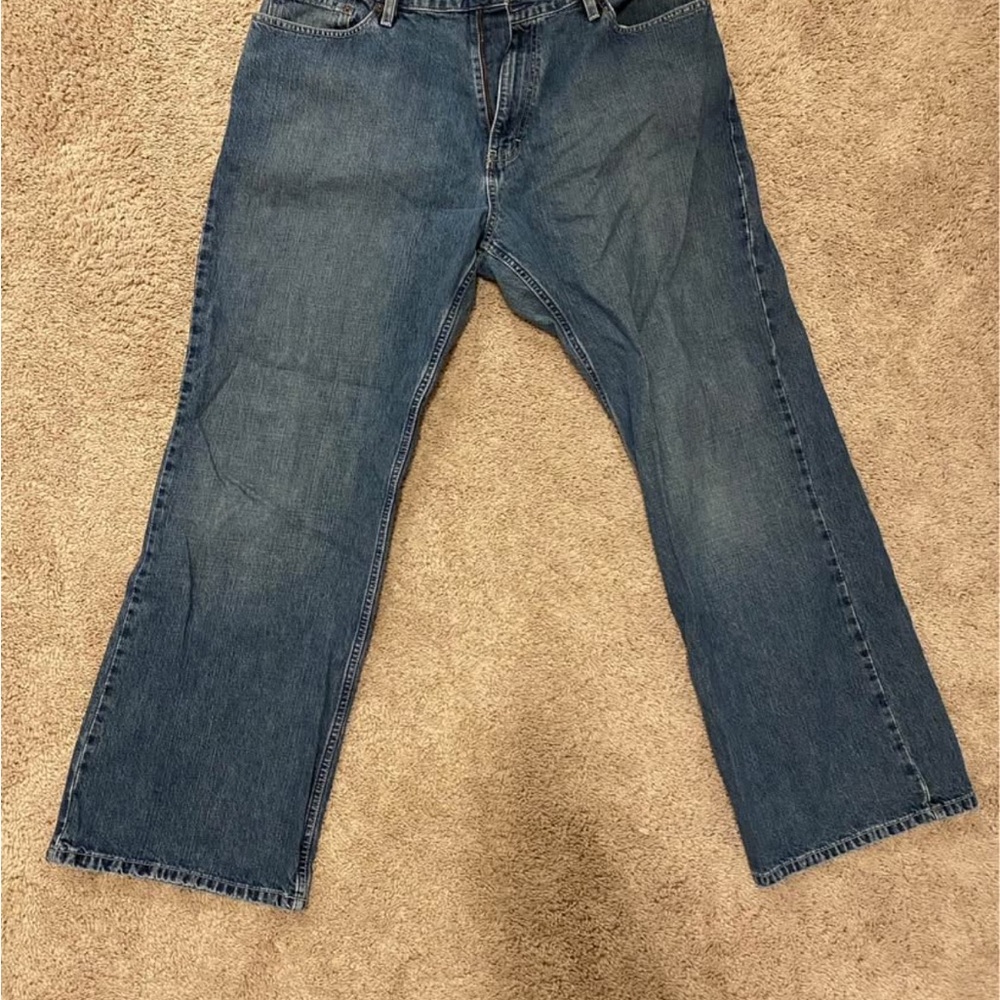 Express Men's Bootcut Jeans in Blue